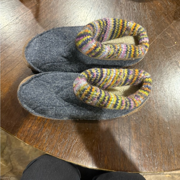 Acorn Multicolor Knit and Gray Loafers W11 - Picture 7 of 9